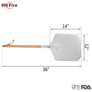 Amovible Résistant À La Chaleur D'acier Inoxydable de Gril Pelles À <span class=keywords><strong>Pizza</strong></span> - Product Image 2