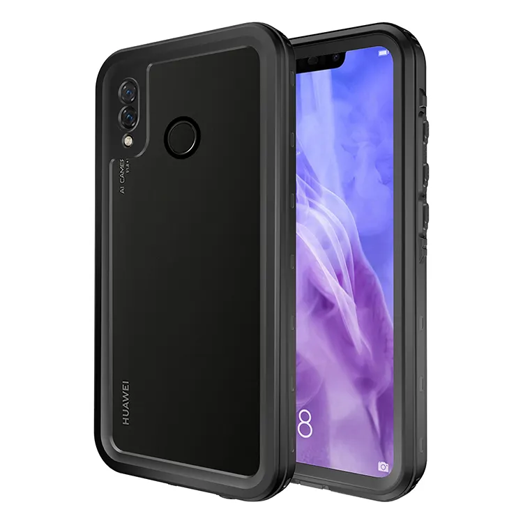 Waterproof Case for Huawei P20 Lite, IP68 Certified Waterproof Phone Case Cover with Screen Protector for Huawei P20 Lite
