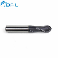 Fresas de Carburo BFL de 2 Filos, Fresas de Punta Redonda, Brocas para Router CNC de Madera, Cortador de Fresado de Carburo