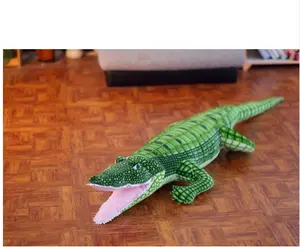 Hotsale 现实软毛绒巨大填充鳄鱼玩具/大型逼真的鳄鱼玩具为孩子们的枕头和礼物