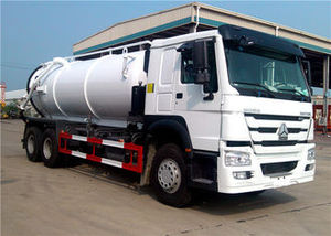 Nuovo camion pesante di aspirazione delle acque reflue HOWO 10 ruote 16000L ad alta pressione vuoto fossa settica di pompaggio fogna camion per la pulizia in vendita - Product Image 2