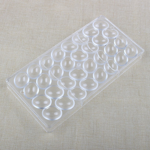 Molde de plástico para Chocolate, policarbonato, 24 cavidades, forma de olivario, PS, 15 años de fábrica - Product Image 2