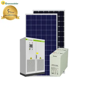 Off Grid Auf Grid 50KW Solar System Dubai Hybrid 50000 watt PV Panel 50000 watt Solar Generator Systeme
