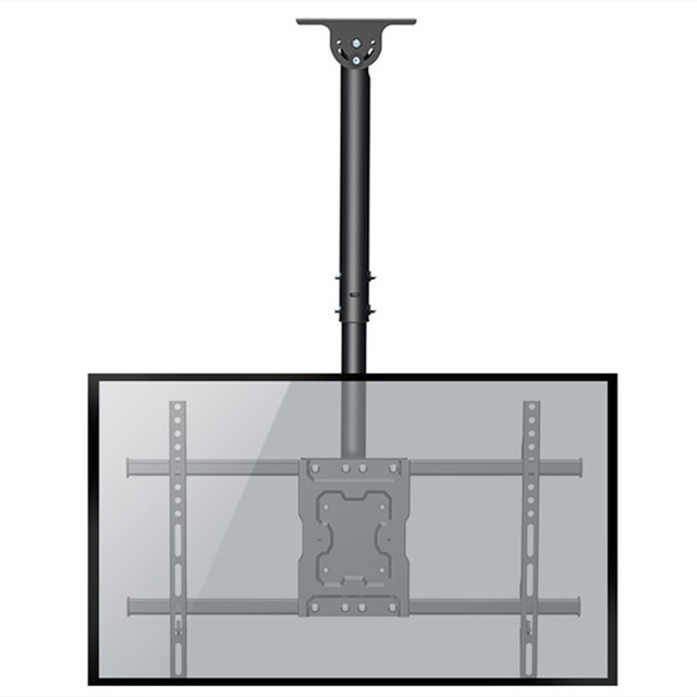 Flip Down Motorized Stand Rotating Ceiling TV Lift Bracket Wall LED LCD Swivel VESA TV Mount