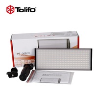 TOLIFO PT-30B PRO 30W Lumière vidéo LED portable pour appareil photo et photographie avec griffe porte-accessoire
