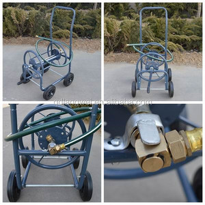 Bobine de moulinet en métal à quatre roues, chariot, tuyau de jardin, offre spéciale, 2015 - Product Image 4