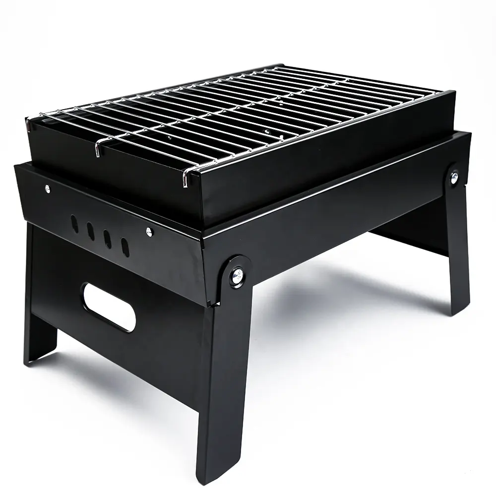 Griglia per barbecue pieghevole a carbone portatile, perfetta per Tailgating, campeggio o qualsiasi evento all'aperto