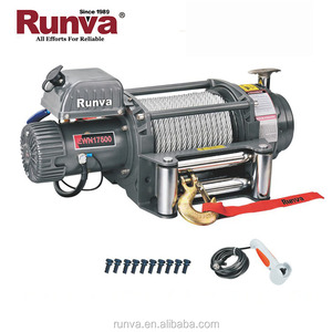 <strong>Runva</strong> China Manufacturer Sliding Geared Ring Cluth 17500 Lb <strong>Winch</strong> 12V Electric <strong>Winch</strong> - Product Image 2