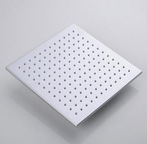 Square Rainfall Shower Heads Brass Luxury Top Sprayer <strong>Bathroom</strong> <strong>Accessories</strong> Square Rain Shower Head - Product Image 4