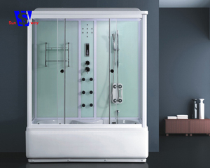 Cabina Doccia Idromassaggio Grande 147x147 con Seduta - Product Image 2