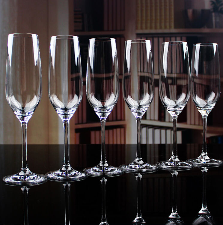 Haonai Champagne Flute Glass Lead Free Crystal Exquisit Champagne Flute Glass Encore Cheers Champagne Glasses Flutes