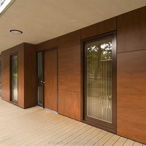 Hạt Gỗ <span class=keywords><strong>Hpl</strong></span> Nhỏ Gọn Phenolic Laminate Bên Ngoài Bằng Nhựa Trang Trí Tấm Tường - Product Image 2