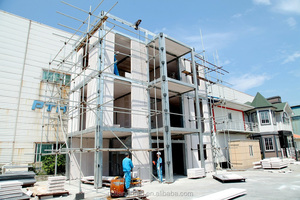 Chalet prefabricado económico ambiental del acero 2017 con <span class=keywords><strong>el</strong></span> panel de <span class=keywords><strong>ALC</strong></span> - Product Image 3