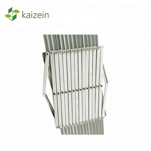 Barres de sécurité en acier galvanisé, fer forgé, double battant, grille <span class=keywords><strong>coulissante</strong></span> pour <span class=keywords><strong>porte</strong></span> - Product Image 4