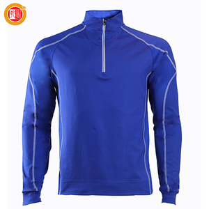 Moda stretch transpirable suave tela polar Azul Real golf Hoodies Sudadera con capucha - Product Image 1