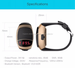 B90 Altavoz Bluetooth Manos Libres de Llamadas Playing Card TF FM Radio Inalámbrico Altavoces Reloj Inteligente Visualización - Product Image 5