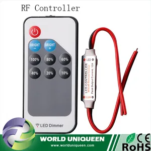 9 key DC5V 12 V độc màu RF led dimmer điều khiển Mini remote Control đối với LED Strip Light với SMD 5050/3528