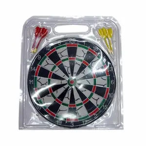 Set Papan Dartboard Dartboard Sisal Kualitas Tinggi Grosir Papan Dart Bahan Aman Ketebalan Ujung Lembut Papan Dart