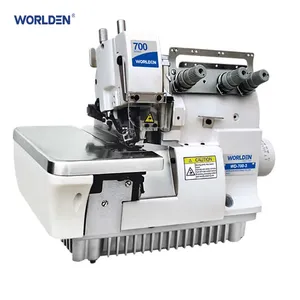 700-3 típico nuevo de alta velocidad tres hilo Industrial Overlock máquina de coser precio de la máquina de coser