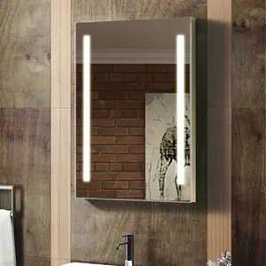 Back-Lit Bathroom Mirror With Lights Built In