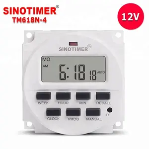 Minuterie LED 12 v DC Programmable, avec interrupteur, nouveauté, vente en gros, 7 jours