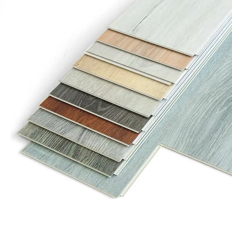 Embossed Wood Plank LVT PVC Tile SPC Click Vinyl Flooring