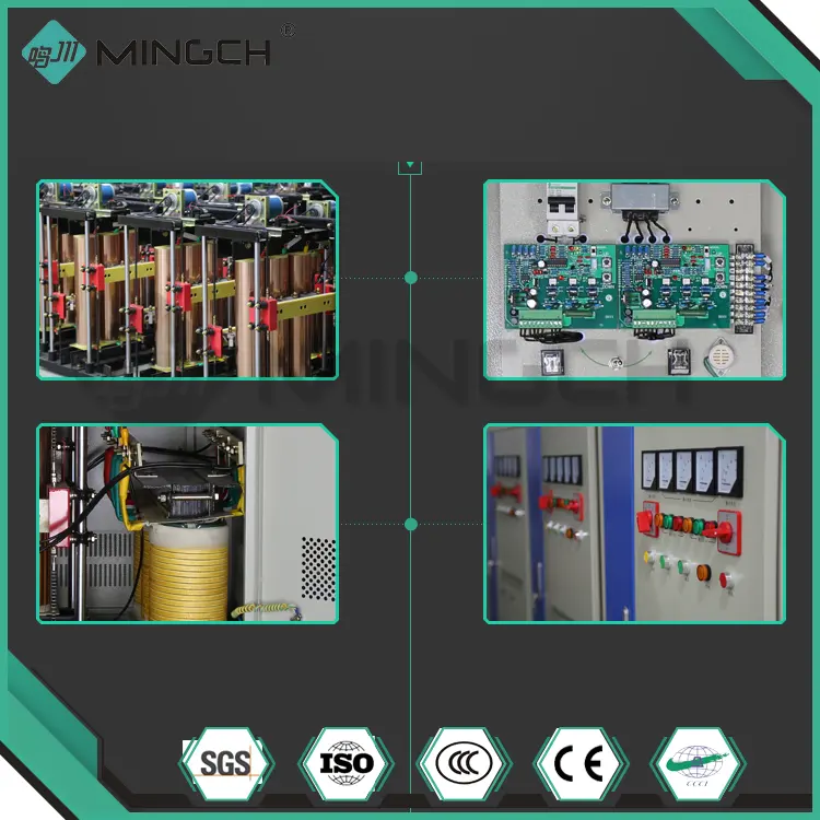 Mingch 3 Fase 220V 380V 440V Avr 300Kva 200Kva 120KVA 100Kva Automatische Voltage Regulator 100 Kva Industriële stabilizer 90KVA