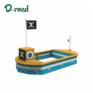 في الهواء الطلق ألعاب خشبية ملعب للأطفال قارب رمل - Product Image 4