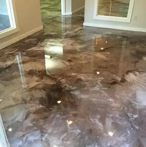 Công Suất Kim Loại Với Hệ Thống Nhựa Sơn Sàn Epoxy Trong Suốt Bộ 200 Feet Vuông