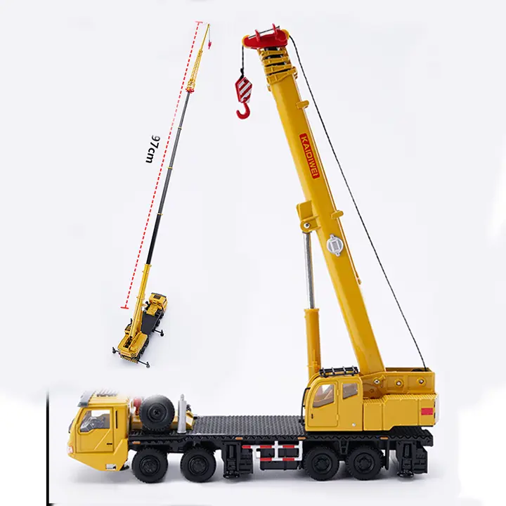 1/64 Mini Construction Car Truck Engineering Car Dump Crane Model Toy Gifts Q1R2 