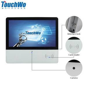 신제품 13.3/15.6 인치 벽 마운트 방수 터치 스크린 RFID/NFC 패널 pc