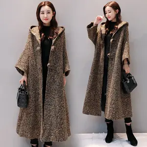 YQ67 In Stock New Design Women's Wool Coat Long Woolen Coat Female Autumn Winter Wool Coat