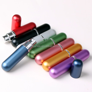 Wholesale 5ml Mini Aluminum <strong>Travel</strong> <strong>Perfume</strong> Spray Bottle <strong>Refillable</strong> Empty <strong>Atomizer</strong> with Pump Sealer - Product Image 1