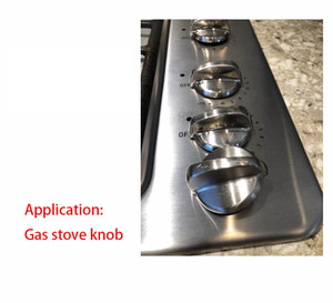 2 Inch Kitchen Universal Silver Metal Control Switch <strong>Knobs</strong> <strong>Gas</strong> Stove <strong>Knobs</strong> for <strong>Gas</strong> Cooker Oven Stove - Product Image 5