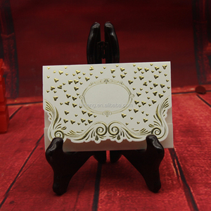 Carte d'invitation de <span class=keywords><strong>mariage</strong></span> mchange en or, carton d'invitation pour <span class=keywords><strong>mariage</strong></span>, modèle d'invitation amusantes, pièces - Product Image 1