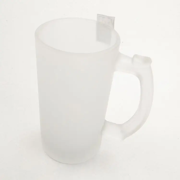 Groothandel 16Oz Frosted Gradiënt Gekoeld Glas Bier Mokken Aanpasbare Sublimatie Amerikaanse Partijen Wijn Soda Plastic Metaal