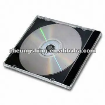 10.4mm clear cd case ps materiaal CD jewel case