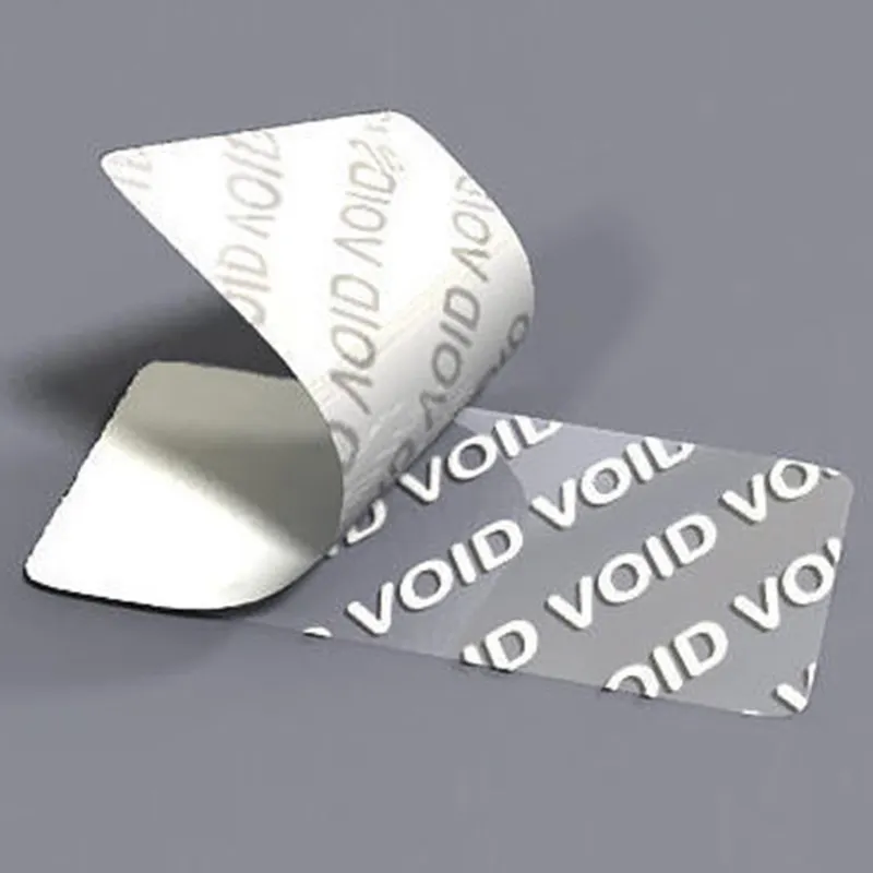 Tùy Chỉnh Bạc Void Sticker, Dính An Ninh Niêm Phong Nhãn In Bảo Hành Void Stickers