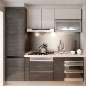 Thiết Kế Đơn Giản Sẵn Sàng Thực Hiện Tôi Hình Dạng Giá Rẻ Thiết Kế Tủ Bếp Nhỏ - Product Image 5