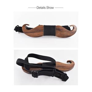 Haute Qualité Moustache <span class=keywords><strong>Bois</strong></span> <span class=keywords><strong>Noeud</strong></span> <span class=keywords><strong>Papillon</strong></span> Noyer Enfants - Product Image 6