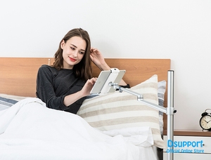 Đa chức năng hợp kim nhôm tầng đứng cho 4-14 inch <span class=keywords><strong>Tablet</strong></span> <span class=keywords><strong>PC</strong></span>/điện thoại thông minh chủ chiều cao/Góc điều chỉnh dsupport DS-UP-6A - Product Image 6