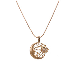 Vendimia <span class=keywords><strong>al</strong></span> por mayor oro verdadero plateó la flor de Sun dios <span class=keywords><strong>sol</strong></span> collar tono oro <span class=keywords><strong>sol</strong></span> y luna colgante collar - Product Image 1