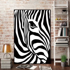 Fornitore di Opere d'Arte per Hotel OEM ODM, Arte Realistica in Bianco e Nero, Quadri di Animali per Camerette e Decorazioni Domestiche - Product Image 4