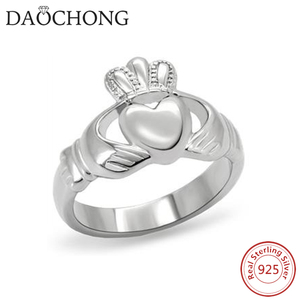 L'amour Fidélité L'amitié D'irlande Dames Réel 925 Sterling Argent <span class=keywords><strong>Claddagh</strong></span> - Product Image 2