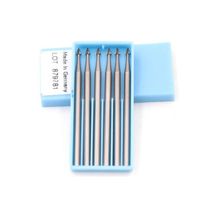 ジュエリー研磨ツールダイヤモンドデンタルバースチールバー5 # ポイント - Product Image 5