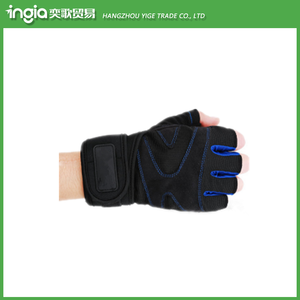 Workout Wrist Wrap Entraînement <span class=keywords><strong>Sportif</strong></span> Exercice Fitness Tricoté Demi Doigt Poids De Levage Gants - Product Image 1