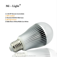 Yeelight — ampoule Led Milight, 4W 5W 6W 9W GU10 E27 E14 RGBW RGBWW, lampes, sans fil Wifi, boîte de contrôle, 4 zones 2.4G, télécommande RF