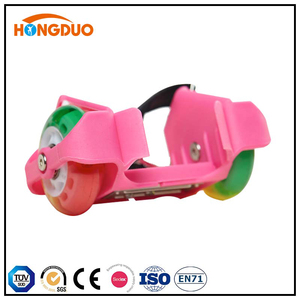 Patins patineurs à <span class=keywords><strong>talon</strong></span> réglable, clignotants, patins à roulettes - Product Image 5