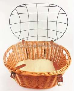 Canasta Delantera para <span class=keywords><strong>Bicicleta</strong></span> <span class=keywords><strong>de</strong></span> <span class=keywords><strong>Mimbre</strong></span> Extraíble <span class=keywords><strong>de</strong></span> Alta Calidad SHINESOON TP-630370 para Mascotas - Product Image 3