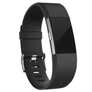 Сменный резиновый силиконовый ремешок для часов Fitbit Charge 2